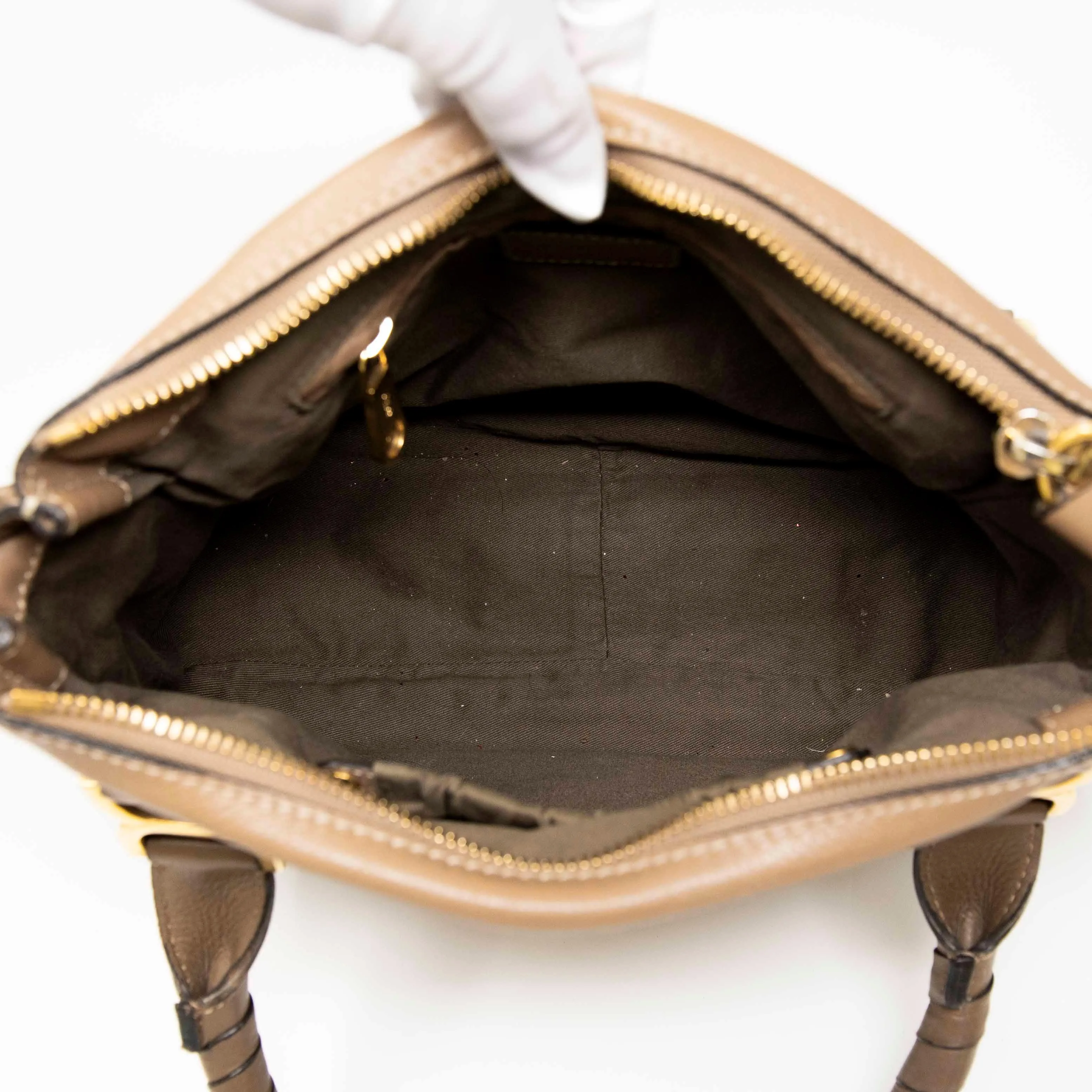 Chloe Brown Medium Marcie Bag