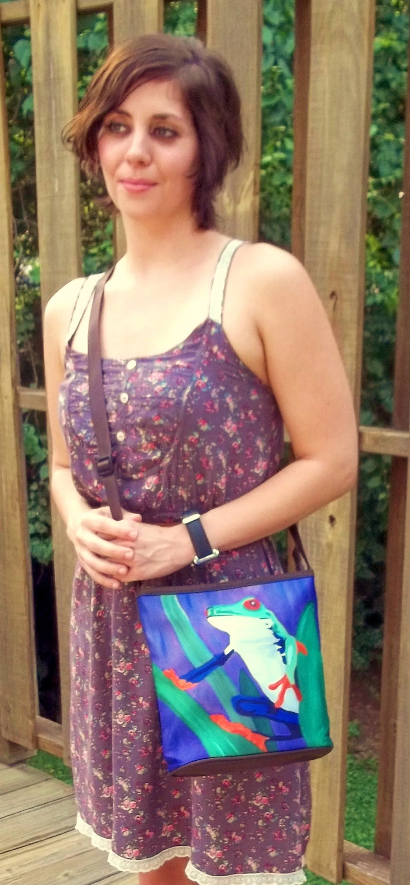 Great Horned Owl Kitten Cross Body Bag- The Wise One