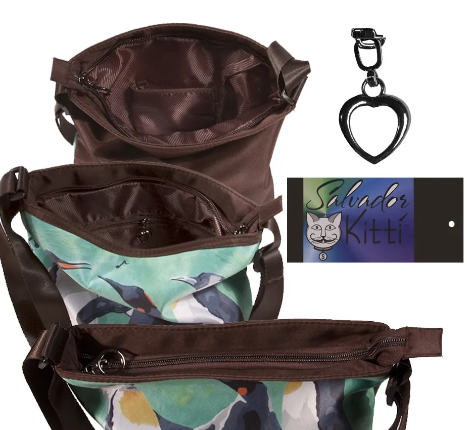 Great Horned Owl Kitten Cross Body Bag- The Wise One