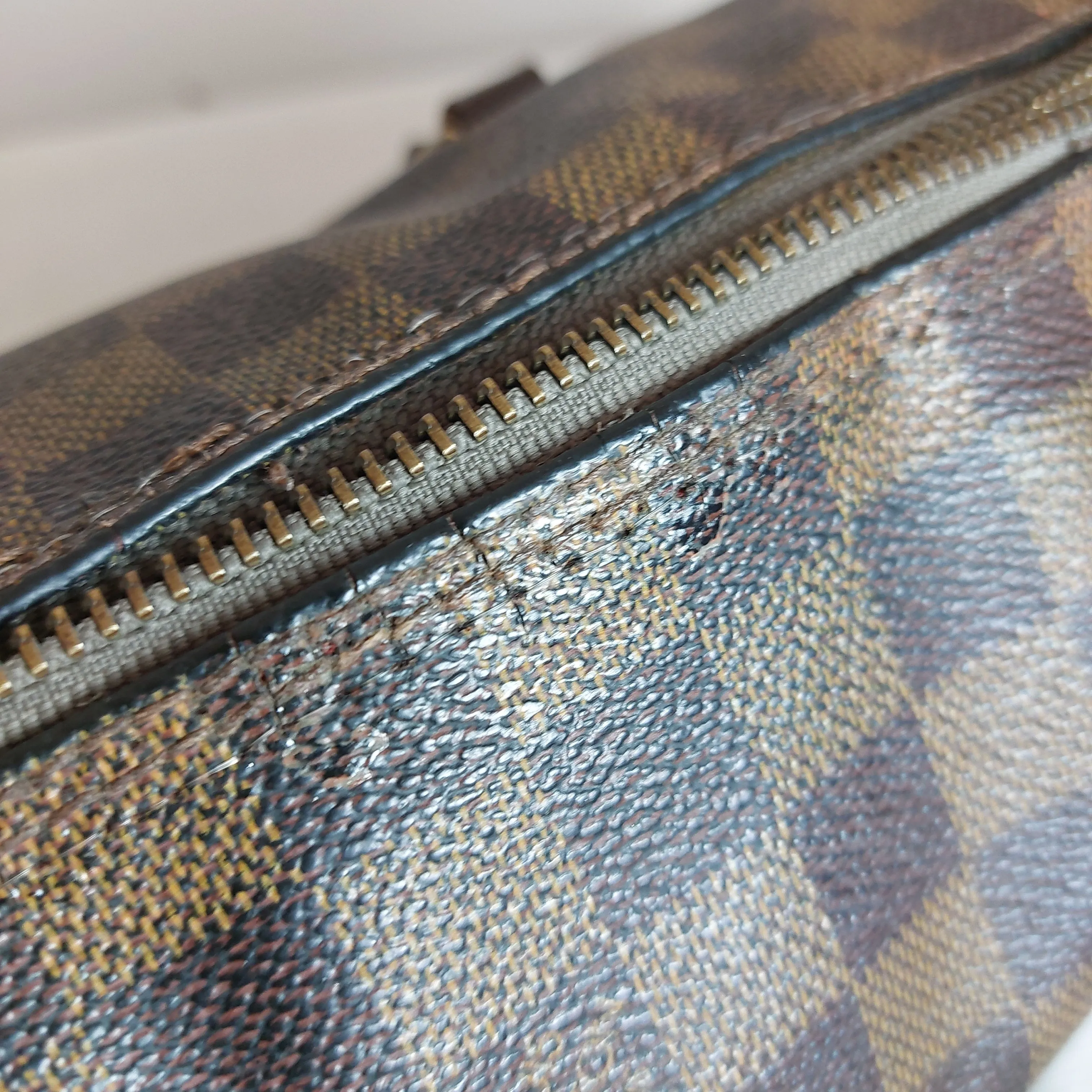 Louis Vuitton 'Papillon 26 Damier Ebene Handbag | Pre Loved |