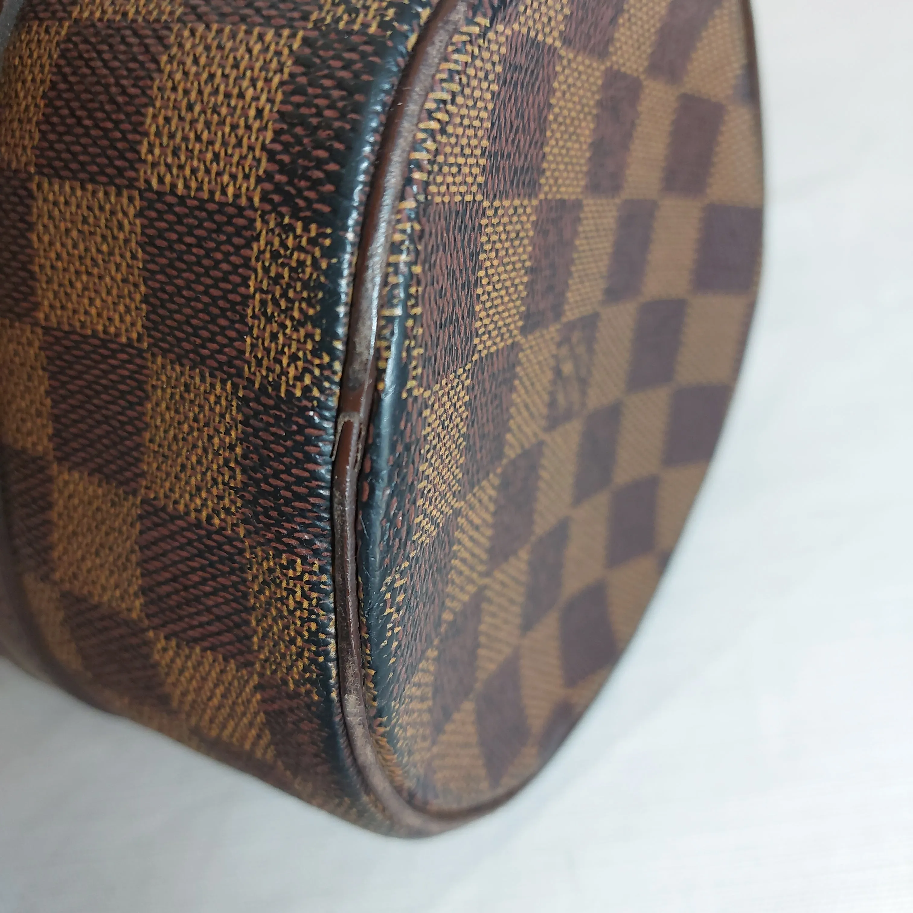Louis Vuitton 'Papillon 26 Damier Ebene Handbag | Pre Loved |