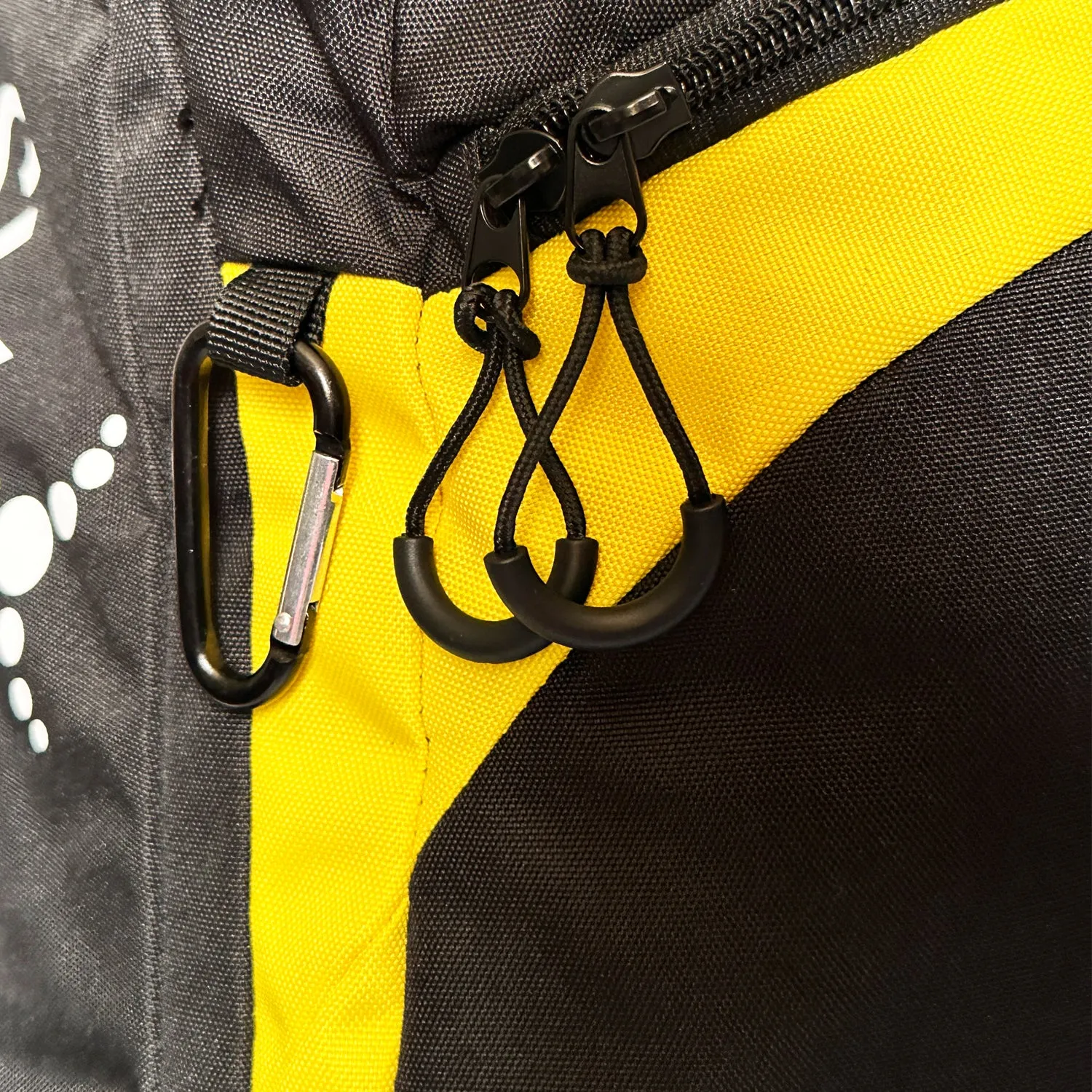 Swimz Freestyle Backpack V2.0 45L Sports / Swim Backpack - Large 45L Capacity Swim Bag - Black / Yellow